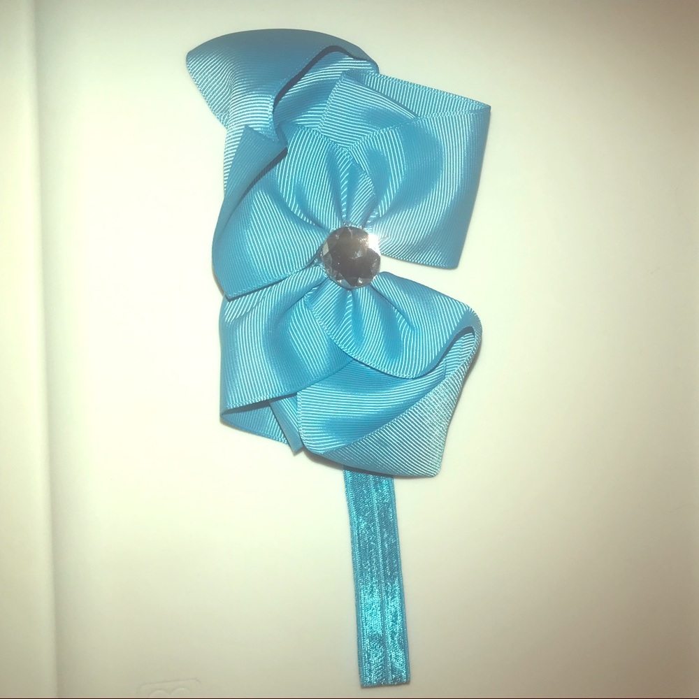 Oversized bow girls thin stretch headbands NEW